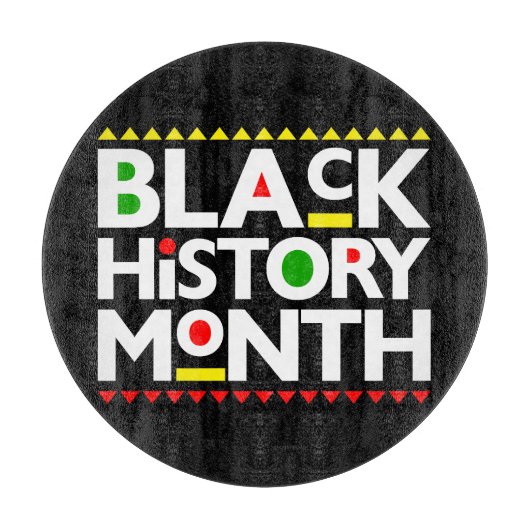 ブラックヒストリー月メラニンブルシスタキングクイーン カッティングボード (正面)