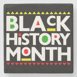 ブラックヒストリー月メラニンブルシスタキングクイーン ストーンコースター