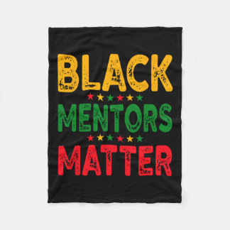 ブラックヒストリー月メンター問題アフリカンアメリカ フリースブランケット