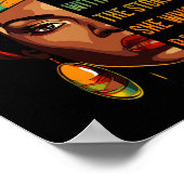 ブラックヒストリー月伝統文化アフリカンアメリ ポスター (角)