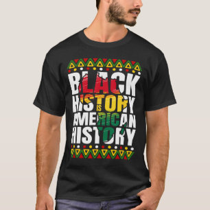 ブラックヒストリー月伝統文化アフリカンアメリ Tシャツ