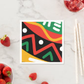 ブラックヒストリー月地理紙 スタンダードカクテルナプキン (インサイチュ)