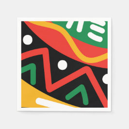 ブラックヒストリー月地理紙 スタンダードカクテルナプキン