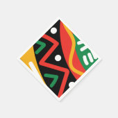 ブラックヒストリー月地理紙 スタンダードカクテルナプキン (角)