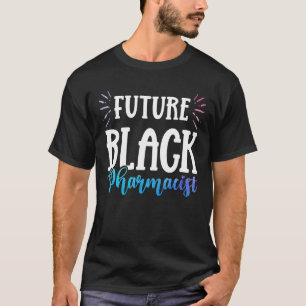 ブラックヒストリー月未来薬剤師アフリカンアメ Tシャツ