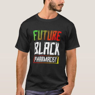 ブラックヒストリー月未来薬剤師アフリカンアメ Tシャツ