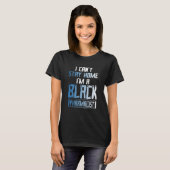 ブラックヒストリー月滞在の薬剤師アフリカンアメリ Tシャツ (正面フル)