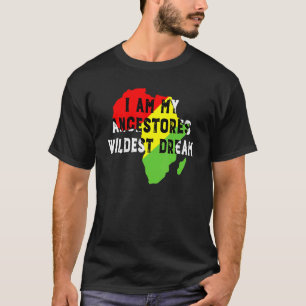 ブラックヒストリー月私は私の祖先の荒野ドレア Tシャツ