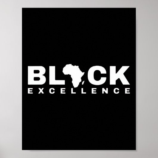 ブラックヒストリー月認識度アフロアメリカンメラニ ポスター (正面)