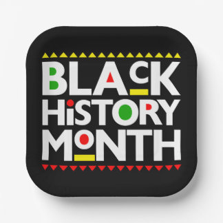 ブラックヒストリー月間 メラニン キング クイーン シスタ ブラ ペーパープレート
