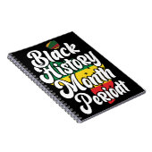 ブラックヒストリー月2月メラニンSista Bruh Ki ノートブック (右側)