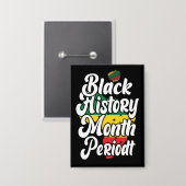 ブラックヒストリー月2月メラニンSista Bruh Ki 缶バッジ (正面/裏面)