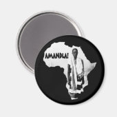 ブラックヒストリー月 – AMANDLA! マグネット (正面/裏面)