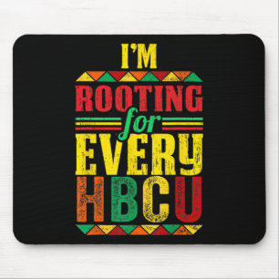 ブラックヒストリー月Hbcu 1ごとに応援している マウスパッド