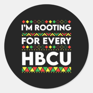 ブラックヒストリー月Hbcu 2ごとに応援している ラウンドシール