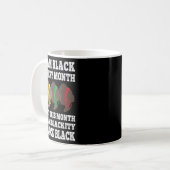 ブラックヒストリー月I Am Black Every Month Blackkit コーヒーマグカップ (正面左)