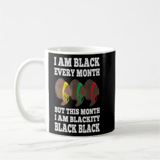 ブラックヒストリー月I Am Black Every Month Blackkit コーヒーマグカップ