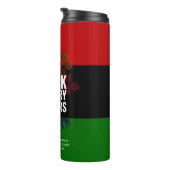 ブラックヒストリー月MONOGRAMマーカスガーヴィー引用文 タンブラー (回転右)