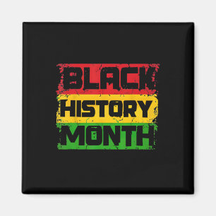 ブラックヒストリー誇りを持ったカ月I Am Black History Month マグネット
