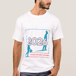 ブラックヒストリー2026年コンセプトのリワインド 100年 Tシャツ