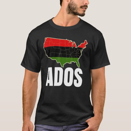 ブラックヒストリーADOS Tシャツ (正面)