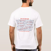 ブラックヒストリーRWB(両面) - A MisterP Tシャツ (裏面)