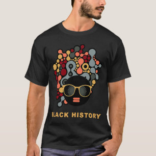 ブラックヒストリーSOULアフリカンアメリカブラック先生 Tシャツ