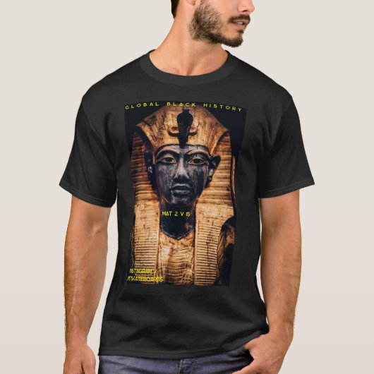 ブラックヒストリーTシャツ Tシャツ (正面)