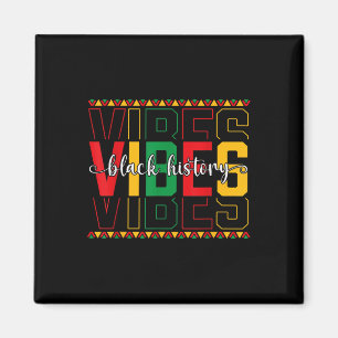 ブラックヒストリーVibes African American Freedom Junet マグネット