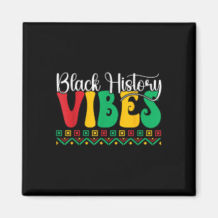ブラックヒストリーVibes African American Freedom Junet マグネット
