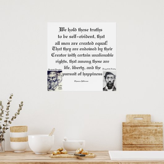 ブラックヒストリ引用文ポスター ポスター (キッチン)