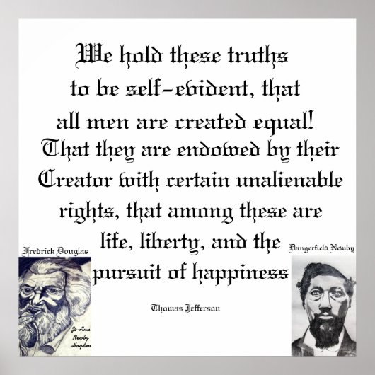 ブラックヒストリ引用文ポスター ポスター (正面)