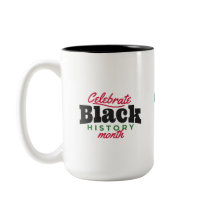 ブラックヒストリ月お祝いコーヒーマグ