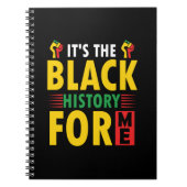 ブラックヒストリ月お祝いノートブック ノートブック (正面)