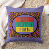 ブラックヒストリ月お祝い クッション (ブランケット)