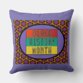 ブラックヒストリ月お祝い クッション (裏面)