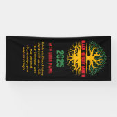 ブラックヒストリ月ウェルカムカンファレンス 横断幕 (横)