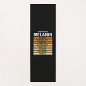 ブラックヒストリ月ドリピンメラニン ヨガマット (正面)