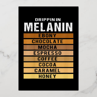 ブラックヒストリ月ドリピンメラニン 箔シーズンカード