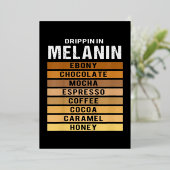 ブラックヒストリ月ドリピンメラニン 箔シーズンカード (立ち正面)