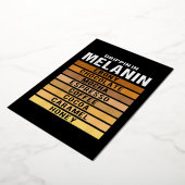 ブラックヒストリ月ドリピンメラニン 箔シーズンカード (回転した状態)