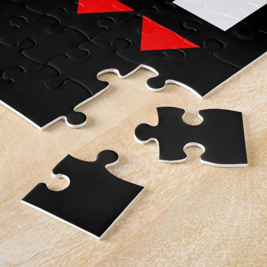 ブラックヒストリ月メラニンキングクイーンシスタブラ ジグソーパズル (側面)