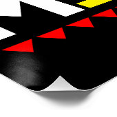 ブラックヒストリ月メラニンキングクイーンシスタブラ ポスター (コーナー)