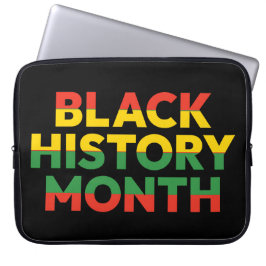 ブラックヒストリ月ラップトップスリーブ15インチ ラップトップスリーブ