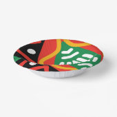 ブラックヒストリ月地理紙プレート ペーパーボウル (傾斜あり)