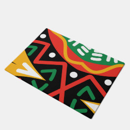 ブラックヒストリ月地理 ドアマット