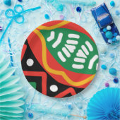 ブラックヒストリ月地理 ペーパープレート (パーティー)