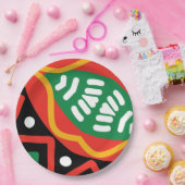 ブラックヒストリ月地理 ペーパープレート (パーティー)