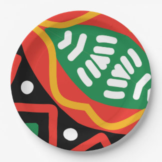 ブラックヒストリ月地理 ペーパープレート