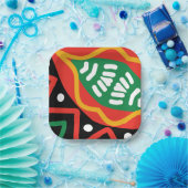 ブラックヒストリ月地理 ペーパープレート (パーティー)